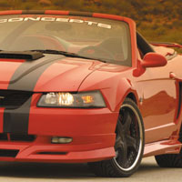 Eibach Ford Mustang Red